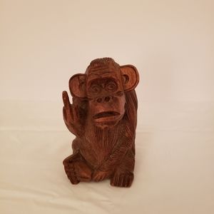 MONKEY FLIPPING THE BIRD